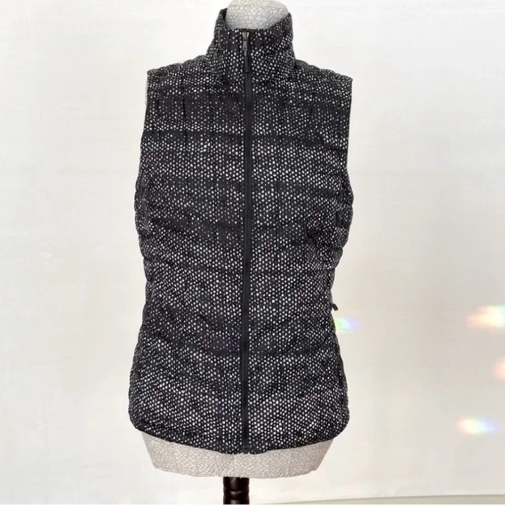 The North Face Thermoball Eco puffer vest, confetti, size large